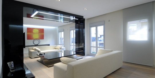 Apartment living room modern interior design
