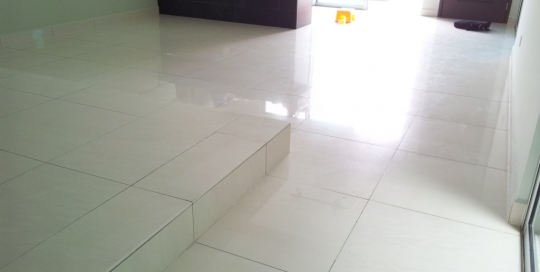 Dining area and kitchen ceramic floor tiles